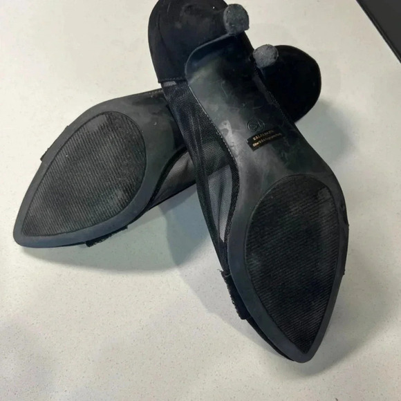 Karen Scott Black Heels Size 10 with Accents - Picture 16 of 16